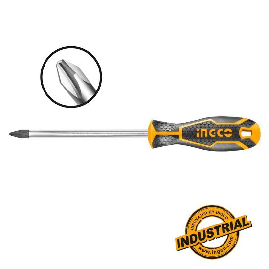 INGCO HS28PH1100 – PH1 Phillips Screwdriver with Rubber Handle