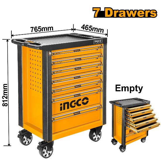 Tool Cabinet with 7 Drawers – INGCO HDTC01072