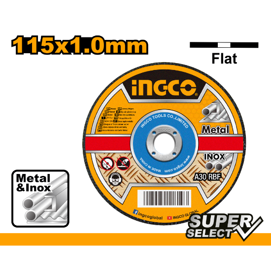 INGCO MCD1011525 – Thin Stainless Steel Cutting Discs