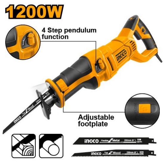 Reciprocating Saw 1200W – INGCO RS12001