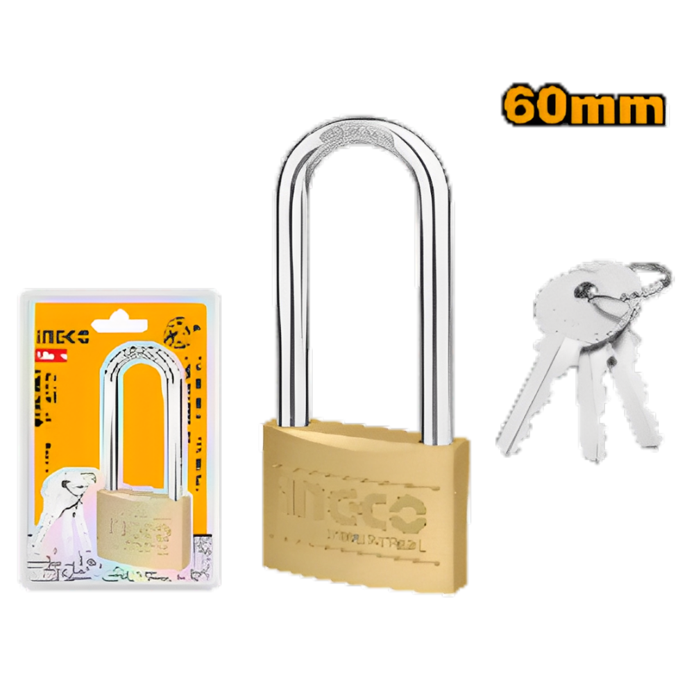 Long Brass Padlock – INGCO DBPL0602L