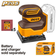 20V Cordless 110x100mm Square Sander – CSHSLI2014