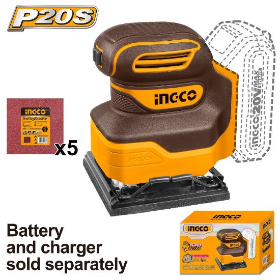20V Cordless 110x100mm Square Sander – CSHSLI2014