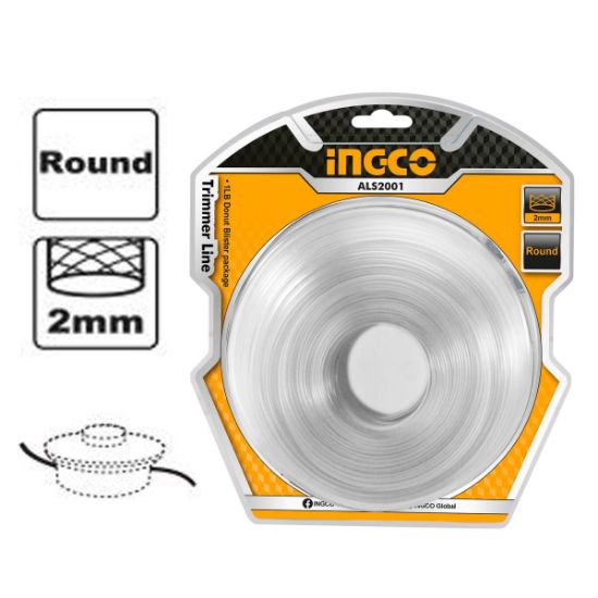 INGCO ALS2001 1LB 2mm Nylon Trimmer Line Reel