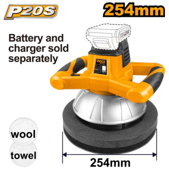 COPLI2001 – 20V 254mm Cordless Polisher