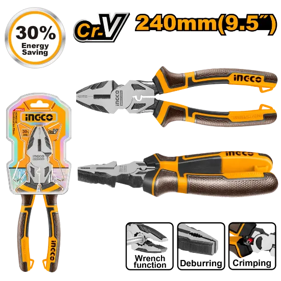 INGCO HHCP28240 – Energy-Saving Steel Pliers