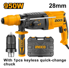 SDS Plus Rotary Hammer 28mm with Interchangeable Chuck – INGCO RGH9528-2