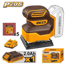 20V Cordless Square Sander with Battery & Charger – CSHSLI20141