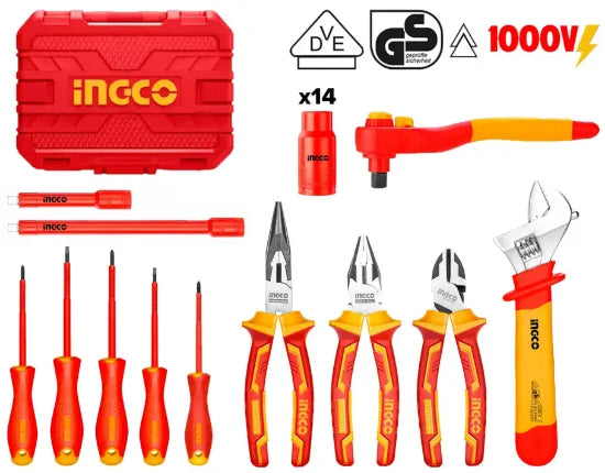 INGCO HKITH2601 – 26 Pcs 1000V Insulated Tool Set