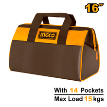 INGCO HTBG281628 – Fabric Tool Bag with 14 Pockets