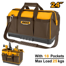 Fabric Tool Bag with Rubber Base – INGCO HTBG09