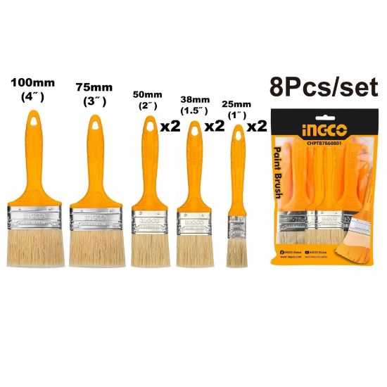 INGCO CHPTB7860801 – 8 Pcs Paint Brush Set
