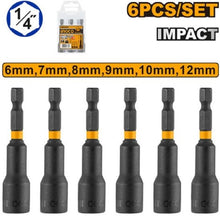 INGCO AMN65061 6PCS TOT HEX Socket Adapter Set