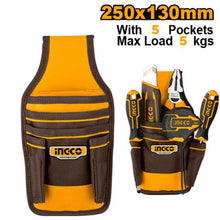 Fabric Tool Pouch with 5 Pockets – INGCO HTBP040128