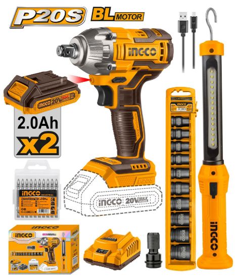 COSLI23011 – 20V Cordless Torque Wrench Combo Set