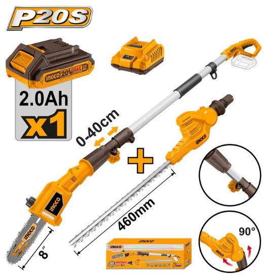 20V Cordless Telescopic Tree Pruning Saw with 2 Blades – CPTS201681