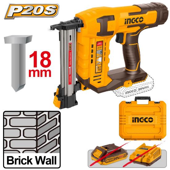 20V Cordless Concrete Nail Gun with Battery & Box – CSTLI3805