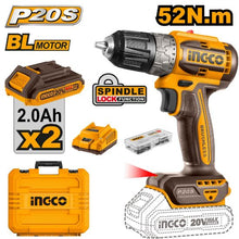 INGCO CDLI20453 20V Brushless Cordless Impact Wrench 10mm