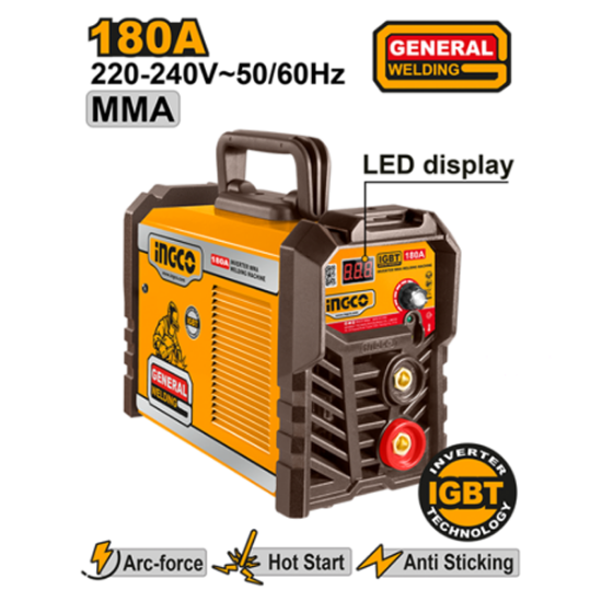 INGCO ING-MMA18058 – 180A MINI Inverter Welding Machine