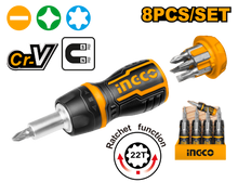INGCO AKISDS1728 8-in-1 Screwdriver