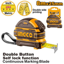 Self-Lock Rubber Measuring Tape – INGCO HSMT08825-1