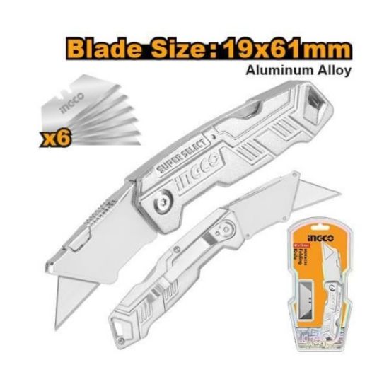 Folding Aluminum Knife Blades – INGCO HUK6236