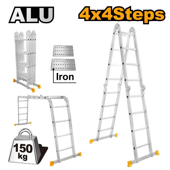 Step Aluminum Acrobat Ladder – INGCO HLAD04441