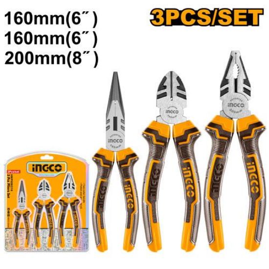 3 Pcs Pliers Set – INGCO HKPS08318