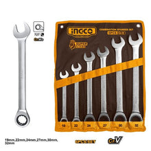 6 Pcs Ratchet Gear Wrench Set (19-32 mm) – INGCO HKSPAR1061