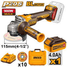 INGCO CAGLI211541 20V Brushless Polishing Machine Kit
