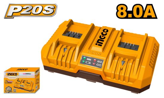 Dual Turbo Fast Lithium Battery Charger – INGCO FCLI2082