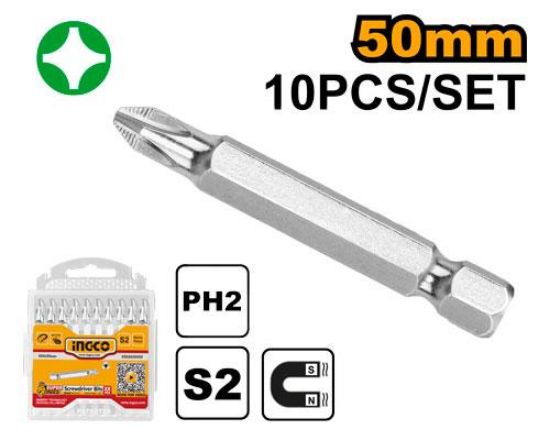10pcs PH2 Screwdriver Bits Set – INGCO SDB11PH223