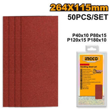 INGCO AKFS2401012 5PCS Sanding Sheet Set