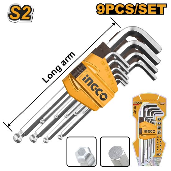 INGCO HHK12091 – 9-Piece Long Socket Set