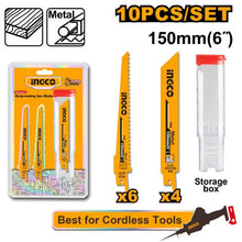 10Pcs Reciprocating Saw Blades for Wood – INGCO RSB1002