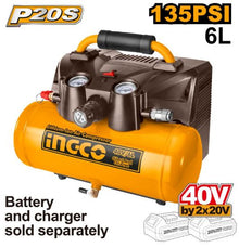 INGCO CACLI2003 40V Cordless Air Compressor 6L