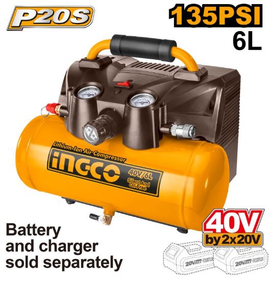 INGCO CACLI2003 40V Cordless Air Compressor 6L