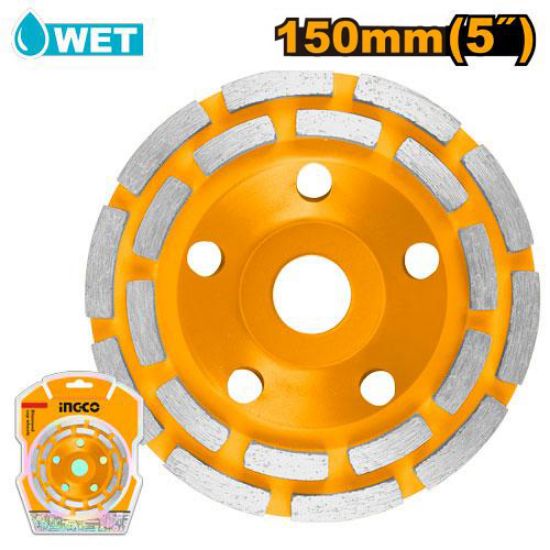 INGCO CGW021501 – 150x22.22mm Concrete Grinding Discs
