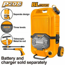 40V 80Bar Cordless Pressure Washer with Tank – CPWLI4006