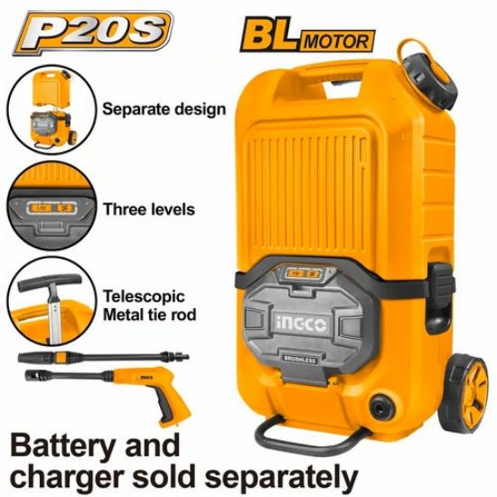 40V 80Bar Cordless Pressure Washer with Tank – CPWLI4006