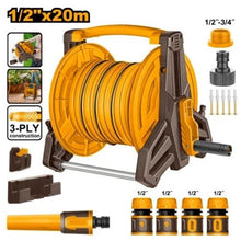 INGCO HHR20124 - Garden Hose Reel with Water Nozzle and Accessories