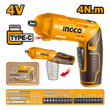 4V Cordless Screwdriver with Rotating Handle (19 Pcs) – CSDLI04425
