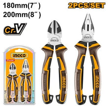 INGCO HKPS28216 – 2Pcs Pliers and Cutter Set