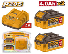 INGCO FBCPK2013 – 20V Lithium-Ion Battery Combo Set