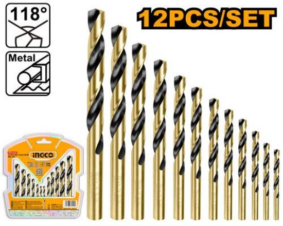 12 Pcs HSS twist drill bits set AKDB1125