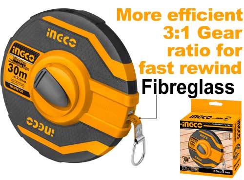 Fibreglass measuring tape HFMT8130