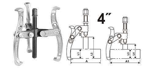 Three jaws puller HGP08034