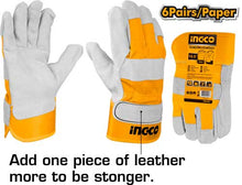 Leather gloves HGVC01