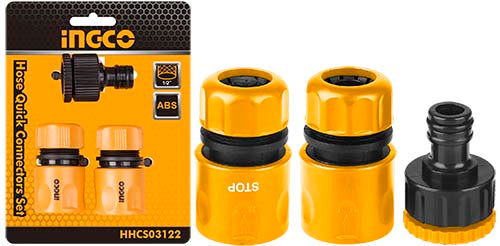 3 Pcs hose quick connectors set HHCS03122