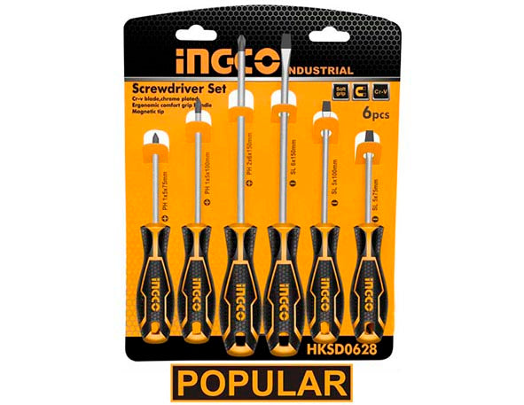 6 Pcs screwdriver set HKSD0628